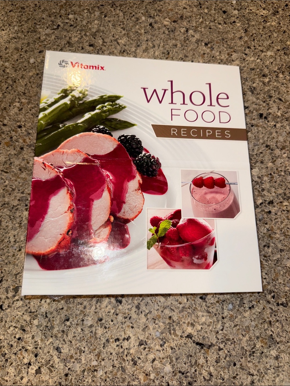 Whole Food Recipes Cookbook - Hardcover - Easel Style - New